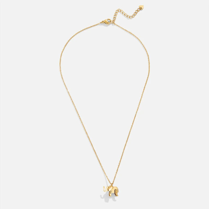 Collar de elefante dorado