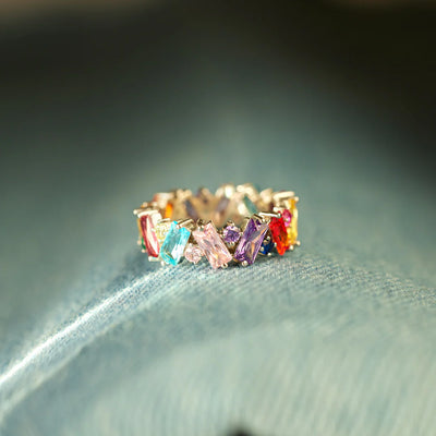 Rainbow Promise Ring