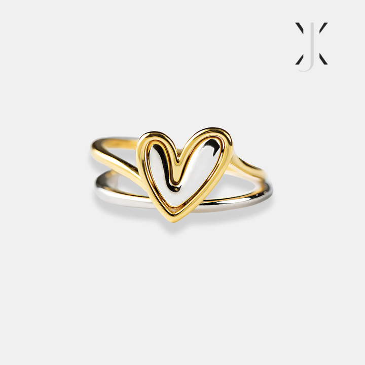 Self Love Layered Heart Ring