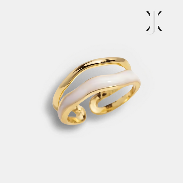 Layered Sahara Gold Ring