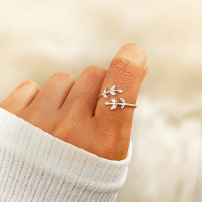 Leaf Whisper Ring