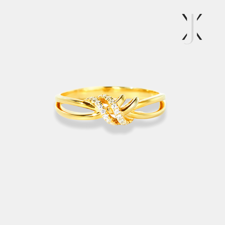 Intertwined Knot Ring