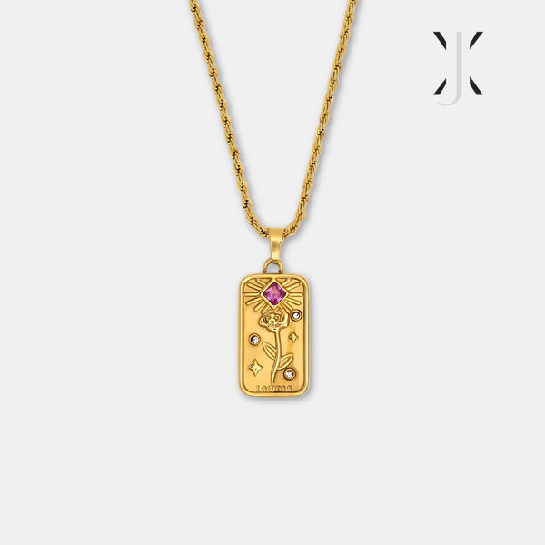 ‘Lovers’ Tarot Pendant Necklace