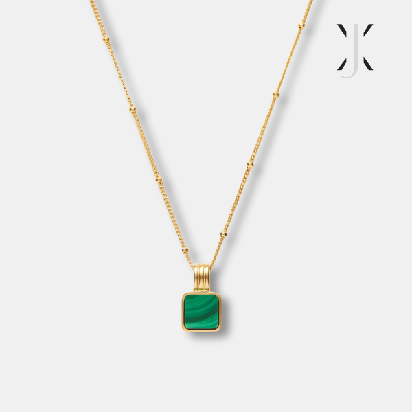 Malachite Square Pendant