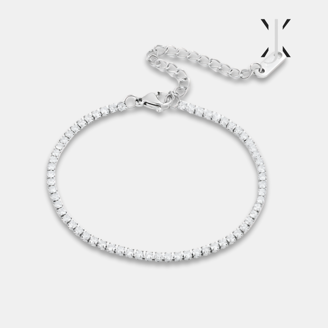 Cordelia Silver Tennis Bracelet