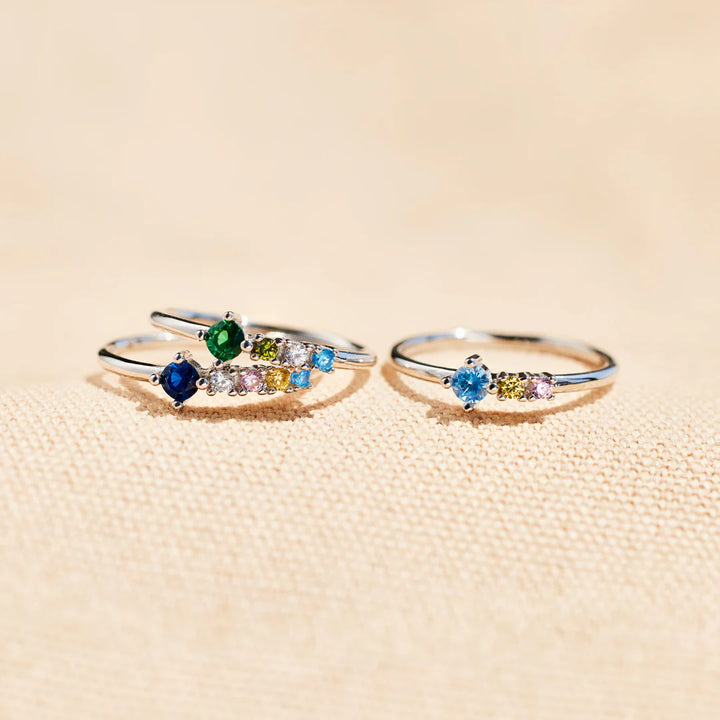 Birthstone Stacking Ring