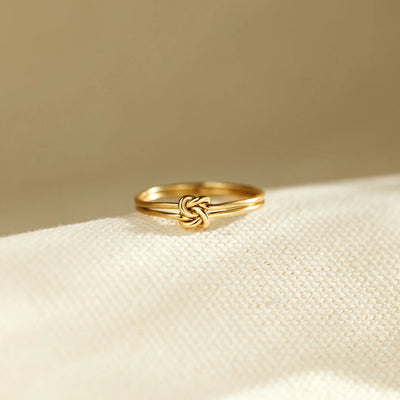 Elegant Double Knot Ring