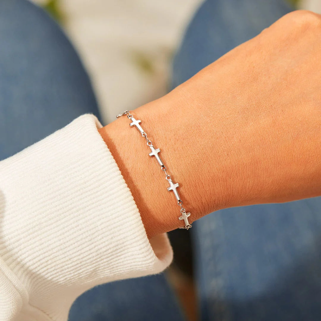 ourageous Tiny Cross Bracelet