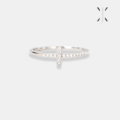 Elegant Cross Band Ring