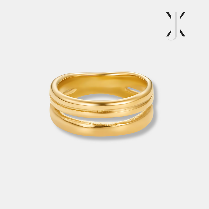 Lia Layered Gold Ring