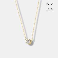 GOLD DIAMOND NECKLACE