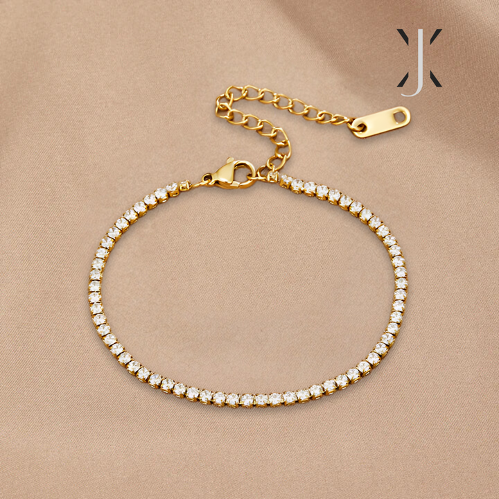 Cordelia Gold Tennis Bracelet