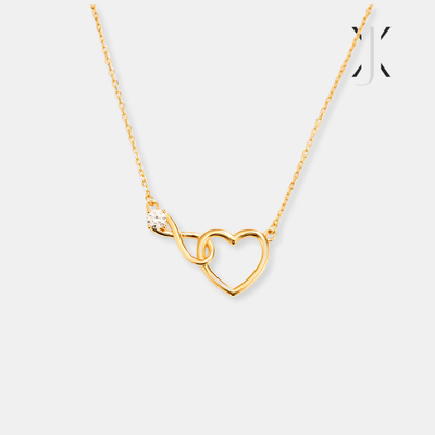 Infinity Love Heart Necklace