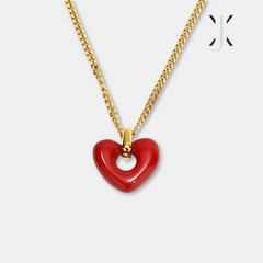 Red Heart Necklace