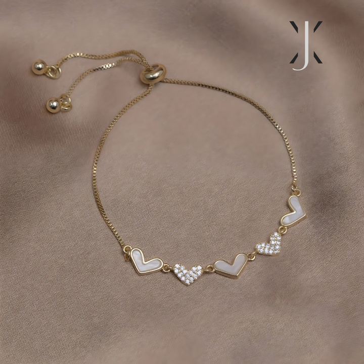 Crystal Estelle Heart Bracelet