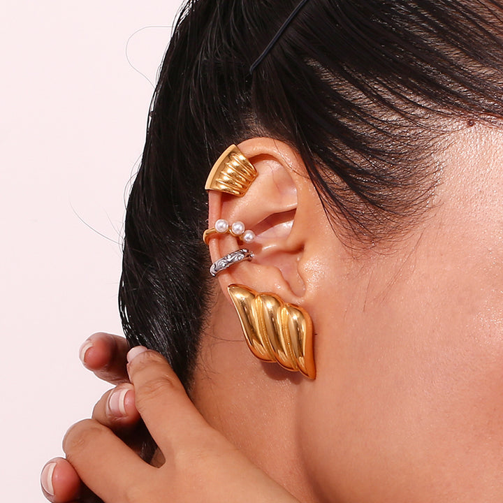 Rene Chunky Gold Earrings