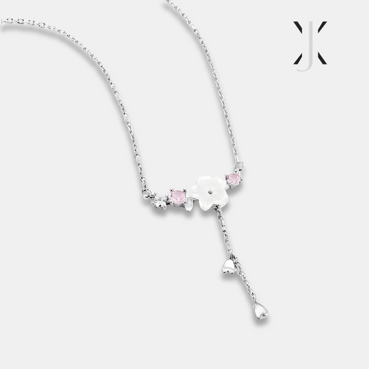 Crystal Cherry Blossom Necklace