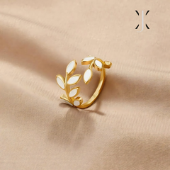 Gold Leaf Ring