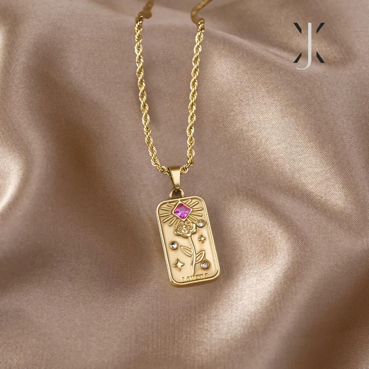 ‘Lovers’ Tarot Pendant Necklace