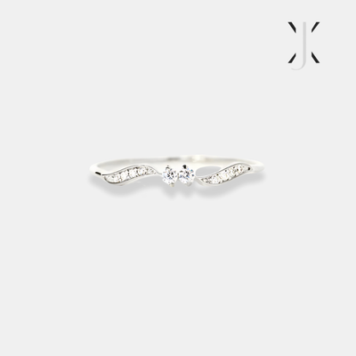 Stone Wavy Ring