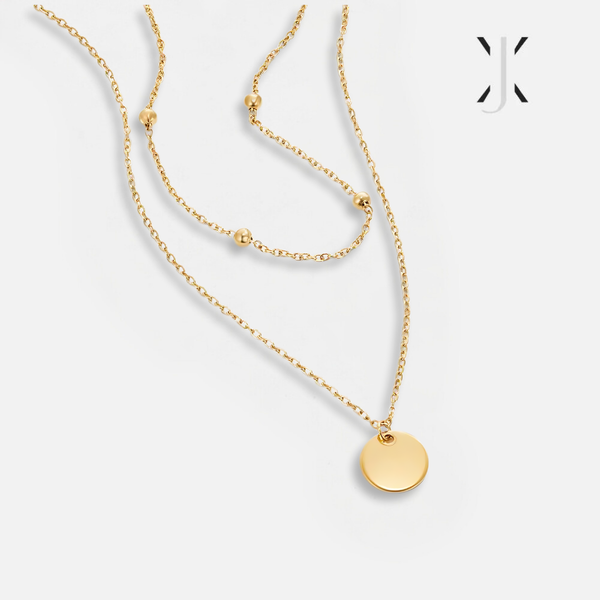 Layered Disc Necklace