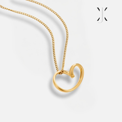 Twisted Heart Necklace