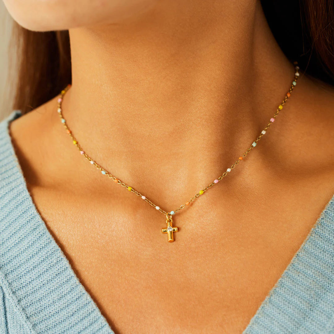 Petite Cross Necklace