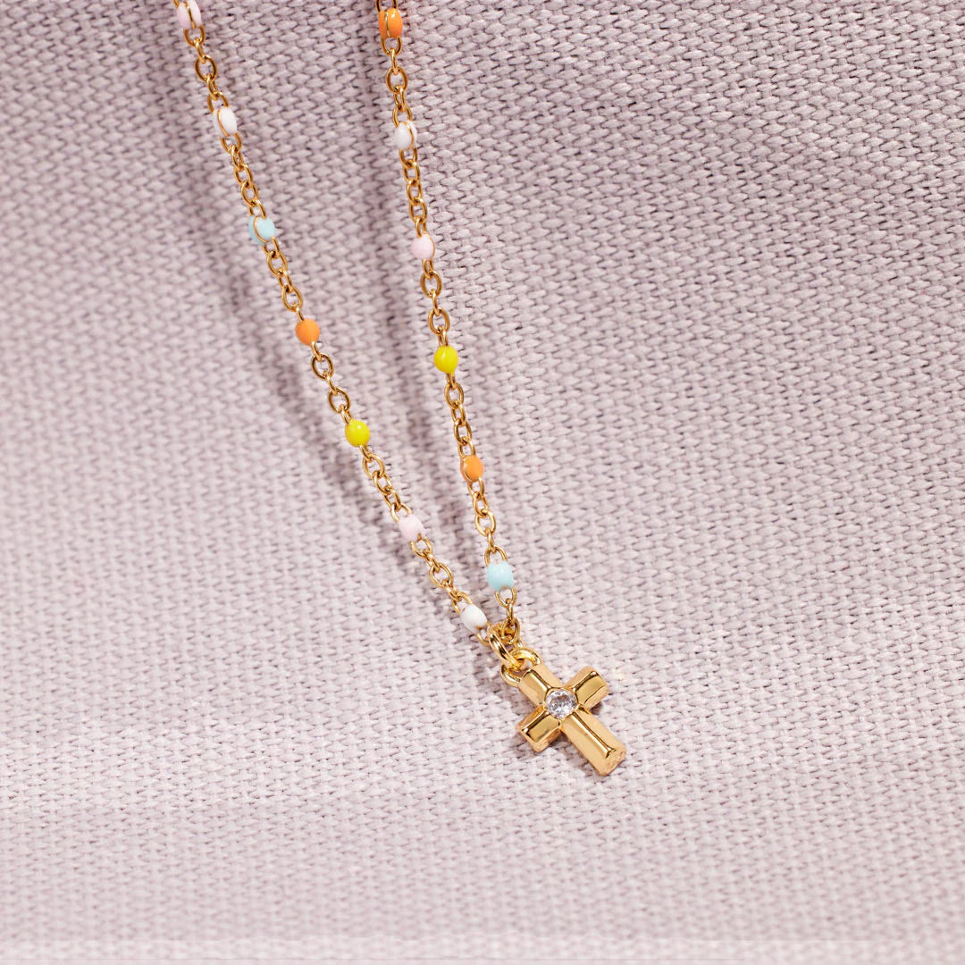 Petite Cross Necklace