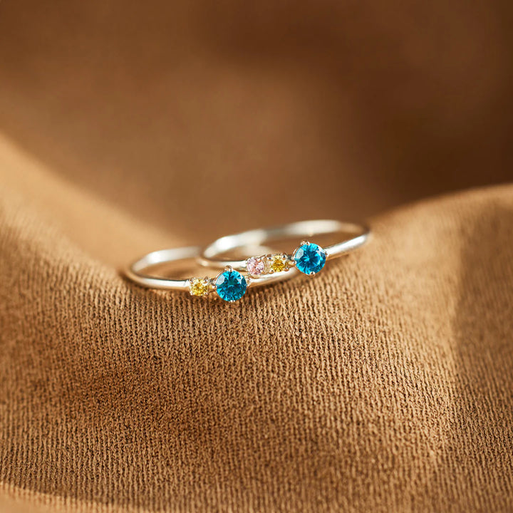 Birthstone Stacking Ring