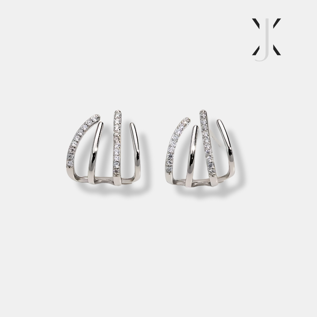 Layla Crystal & Claw Earrings