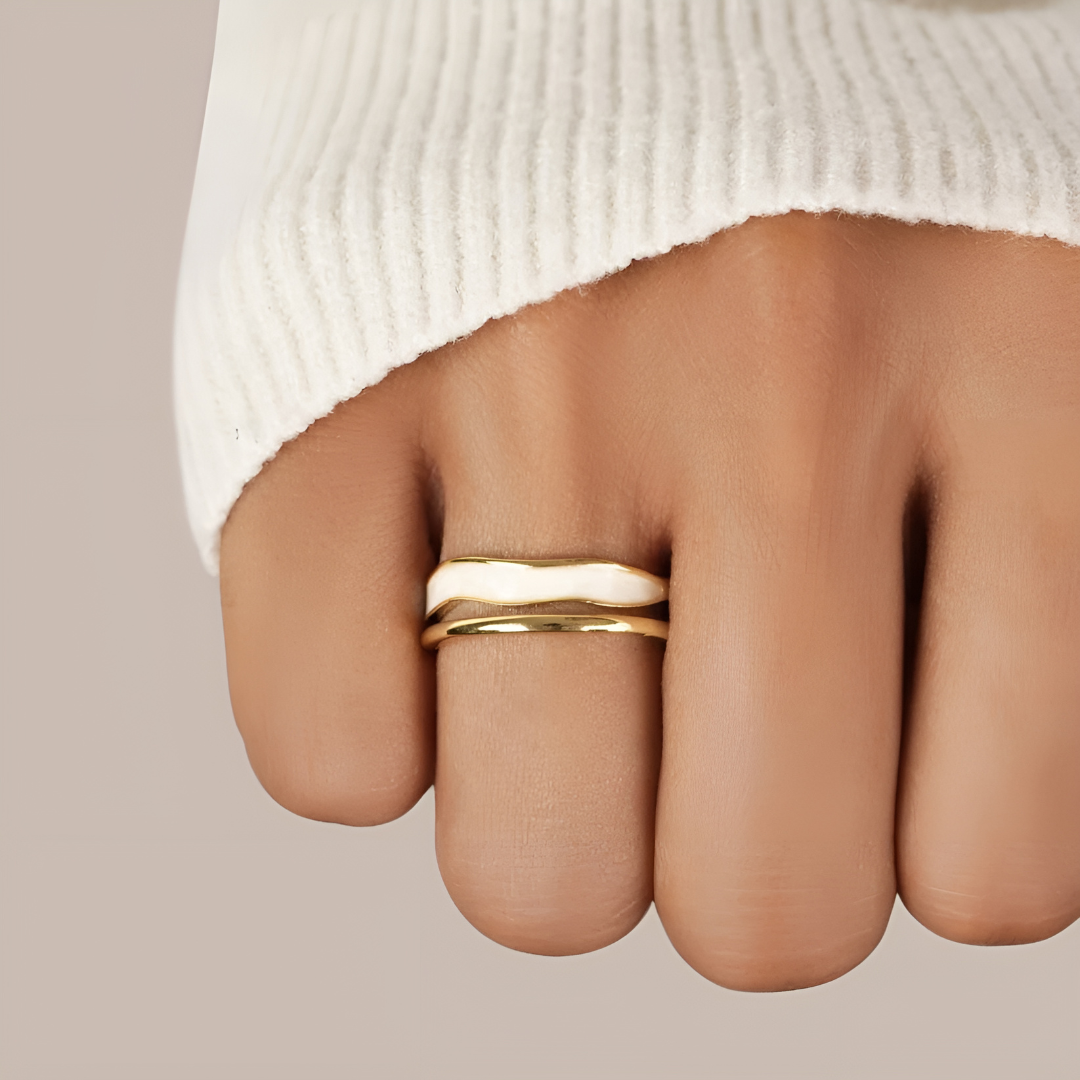 Layered Sahara Gold Ring