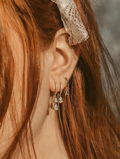 White Ivory Earrings