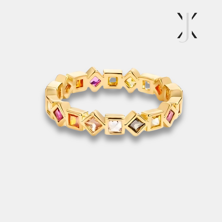 Amari Colorful Crystal Ring