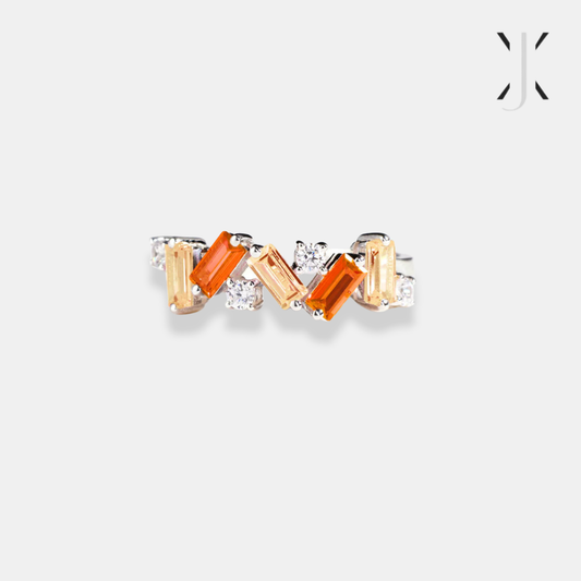 All Together Orange Band Ring