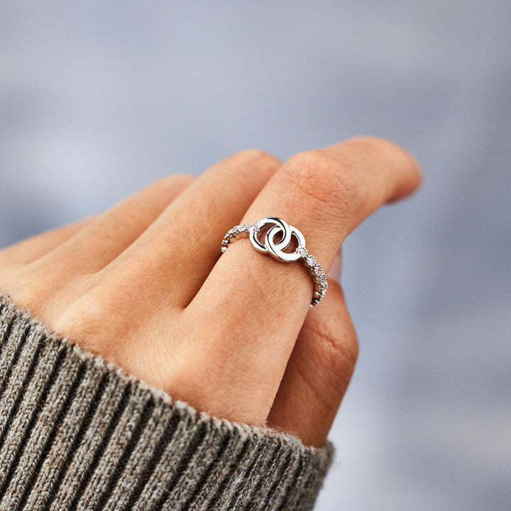 Interlocking Elegance Ring