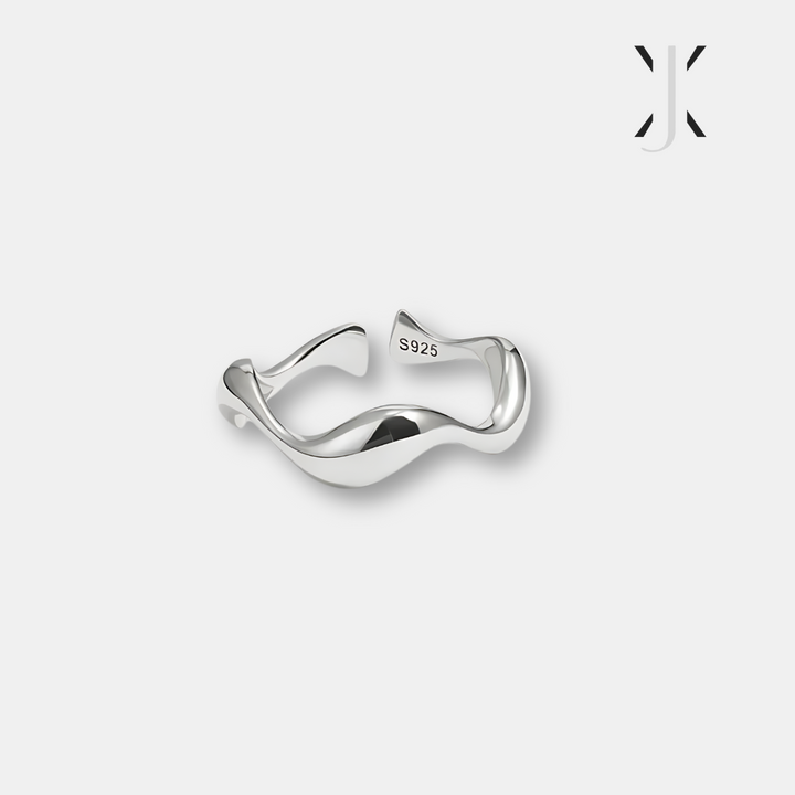 Silver Wave Ring