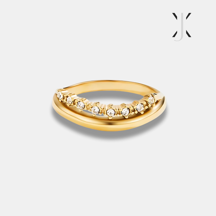 Marissa Crystal Layered Ring