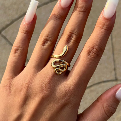 Gold Snake Ring