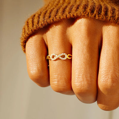 Christmas Infinity Ring