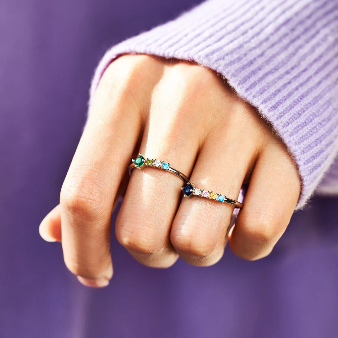 Birthstone Stacking Ring