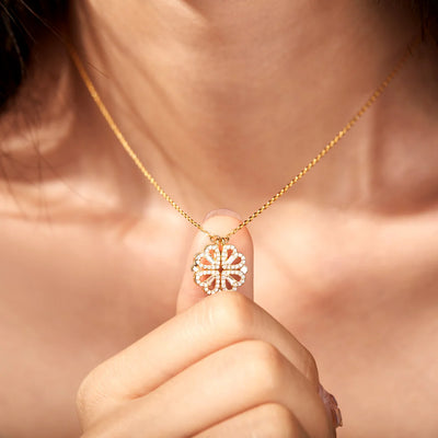 Magnetic Clover Necklace