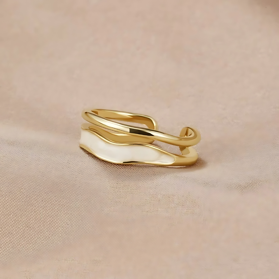 Layered Sahara Gold Ring