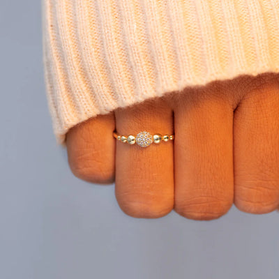 Pavé Sphere Ring