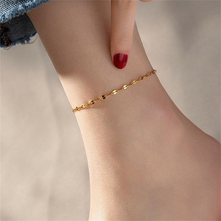 Charlotte Gold Chain Anklet