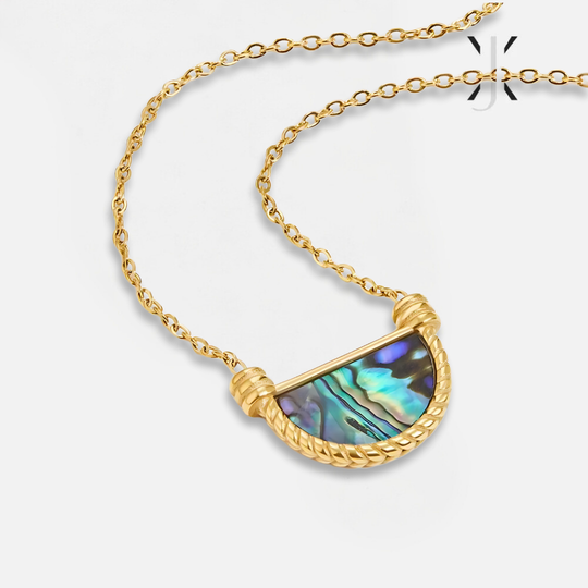 Collar de conchas de turquesa de Amalfi