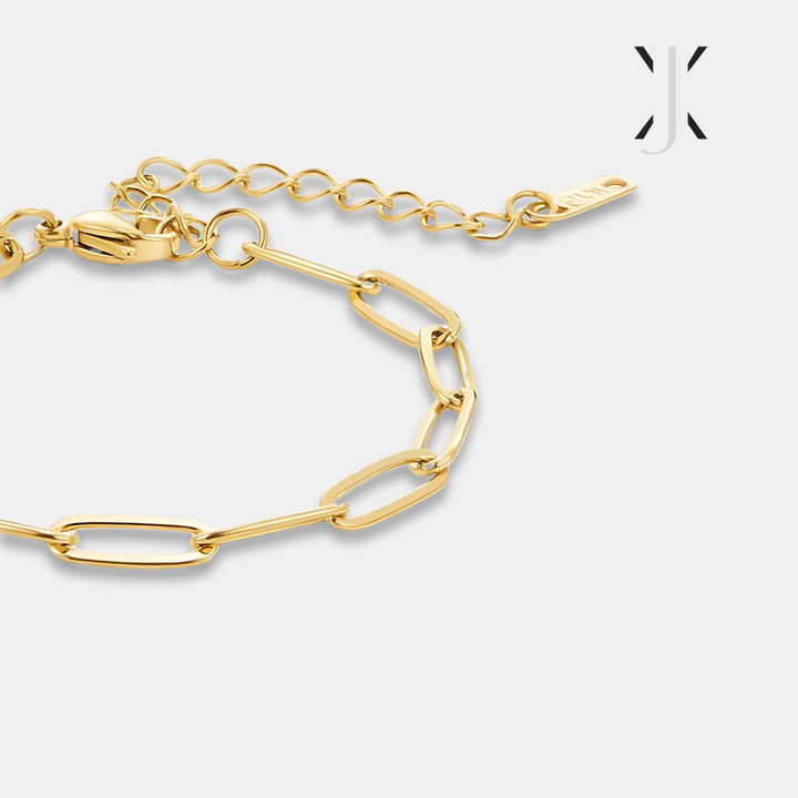 Paperclip Gold Bracelet