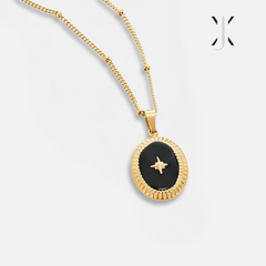 Midnight Star Onyx Necklace