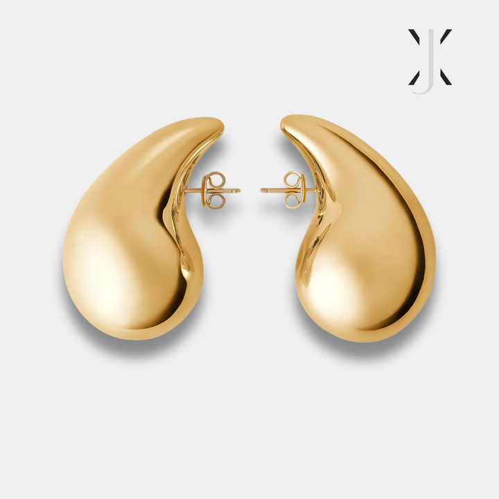 Gold Droplets Studs