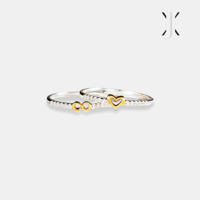 Infinity Heart Ring