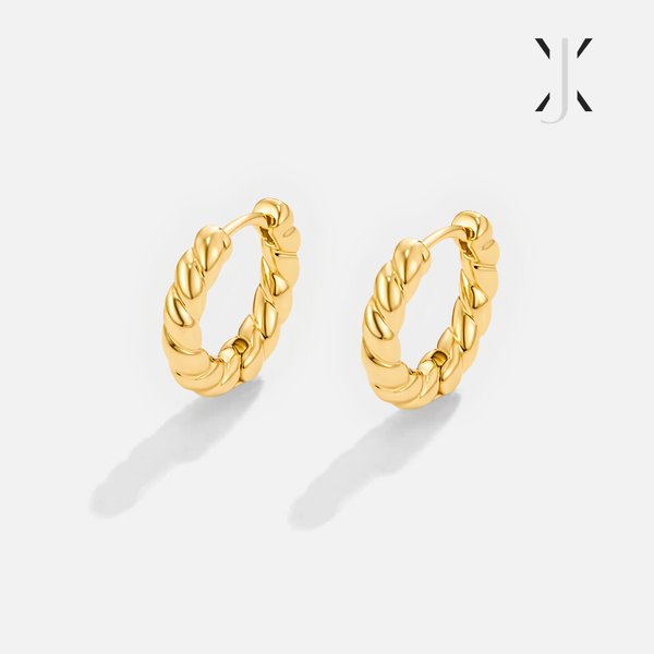 Layla Gold Twist Earrings